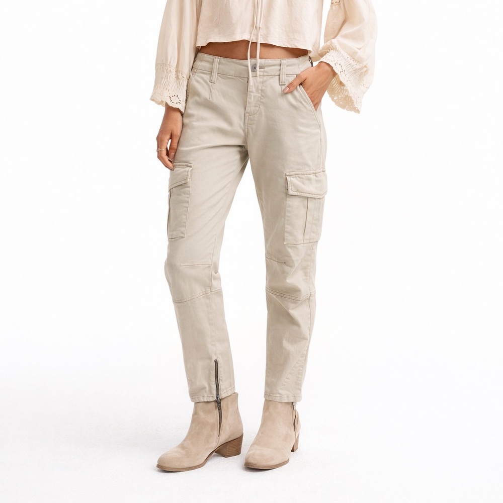 Free People Utility Cargo - Light Sage Green